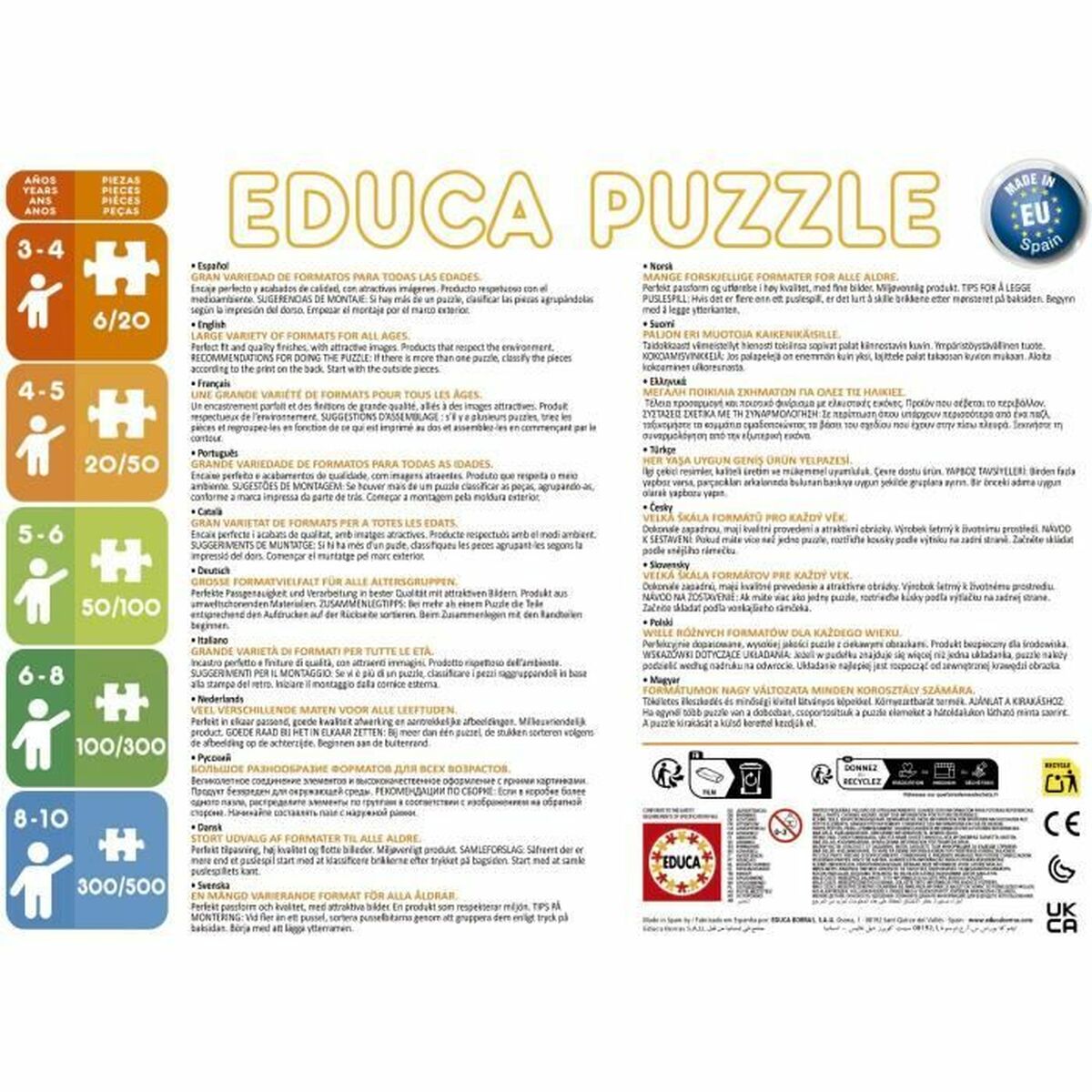Головоломка Educa Osito Pardo